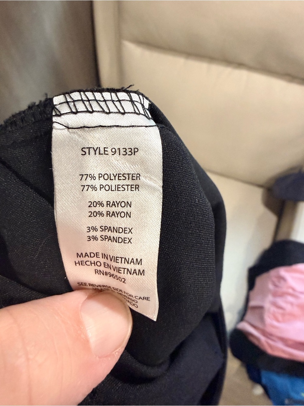 healing hands yoga, purple label, medium, petite Black Utility Scrub Pants - Picture 5 of 6